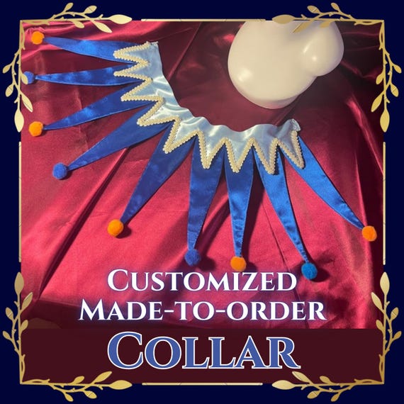 Custom made Collar, Jester collar, Neck Accessory, Made-to-Order