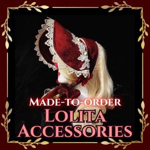 Lolita / Historical / Vintage / Alternate / Fairy / Forest / Cosplay / Fashion accessories commission Made-to-order