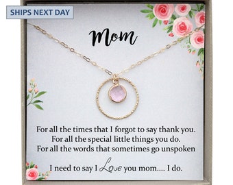 Mom Gift From Daughter Necklace, Gift for Mom, Mother Christmas Gift, Gifts for Mom, Mom Necklace, Mother Necklace, Mom Christmas Gifts