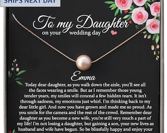 Bride Gift from Mom to Daughter on Wedding Day gift for Daughter on wedding day from Mother to Daughter Wedding Bride Gift from Father, Dad