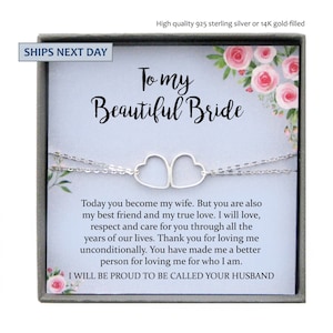Wedding Day Gift for bride from Groom, To my Beautiful Bride Gift from Groom to Bride Gift Wedding Day image 1