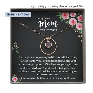 groom to mom gift