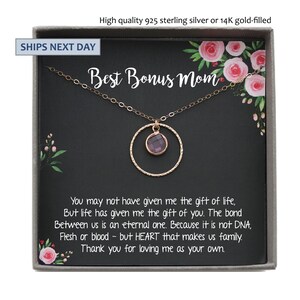 bonus mom necklace