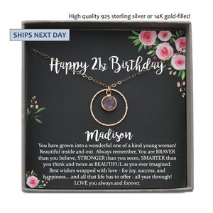 Twenty First Birthday Jewelry Birthday Gift for Women 21st Birthday Keychain