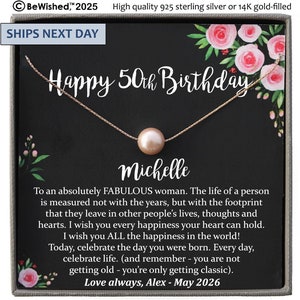 50th Birthday Gift for Women Fifty and Fabulous Gift Ideas, 50 Birthday for Women, 50 and Fabulous, Fiftieth Birthday, Personalized Gift