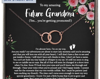 Baby Announcement Grandparent, New Grandma Gift, Promoted to Grandma Pregnancy Reveal Gift for New Grandmother Gift, First Time Grandma