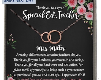Special Education Teacher Gifts for Special Ed Teacher, Paraprofessional SPED, special needs, rbt, aba, Personalized Gift, Bewished Gifts