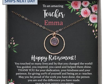 Teacher Retirement Gifts for Teacher Appreciation Gift for Retired Teacher, Retiring Teacher Gift, School Retirement Gift for Teacher