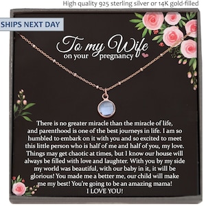 Wife Pregnancy Gift for Wife Baby Shower Gift for Mom to be Gift for Expecting Mom Gift Pregnant Wife Gift from Husband