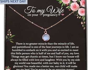 Wife Pregnancy Gift for Wife Baby Shower Gift for Mom to be Gift for Expecting Mom Gift Pregnant Wife Gift from Husband