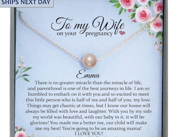 Wife Pregnancy Gift  for Wife Baby Shower Gift for Mom to be Gift for Expecting Mom Gift Pregnant Wife Gift from Husband Personalized Gift