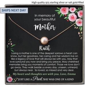 Memorial gift Mom Loss of Mother In Memory of Mom Sorry for your loss of mom loss of loved one condolence gift, bereavement gift