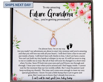 Baby Announcement Grandparent, New Grandma Gift, Promoted to Grandma Pregnancy Reveal Gift for New Grandmother Gift, First Time Grandma