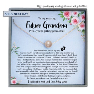 Baby Announcement Grandparent, New Grandma Gift, Promoted to Grandma Pregnancy Reveal Gift for New Grandmother Gift, First Time Grandma image 1