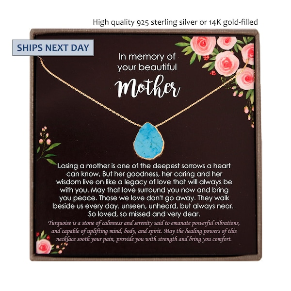 Memorial Gift Mom Loss of Mother, In Memory of Mom Sorry for your Loss of Mom loss of Loved one Condolence Gift Bereavement Gift Personalize