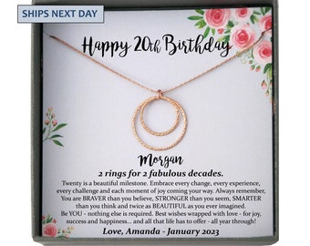 20th birthday gift for her jewelry, 20 Birthday Gift ideas for daughter birthday, gift for 20th birthday girl, twentieth birthday
