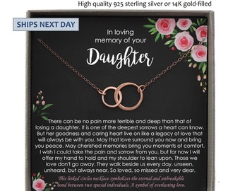 Regalo conmemorativo Hija Pérdida de Hija En Memoria de Hija Lo sentimos por tu pérdida en cariñoso recuerdo regalos de recuerdo regalo de condolencia