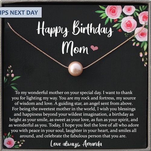 Mom Birthday Gift From Daughter Birthday Gifts for Mom Etsy