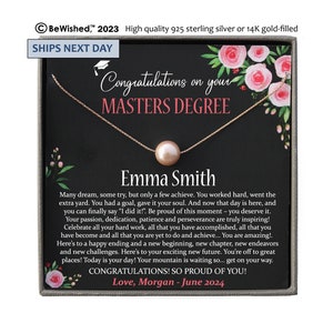 Masters Degree Graduation Gift, MBA Graduation Gift for her, Masters Graduation Gift, Master's Degree Gifts, Personalized Gifts for her