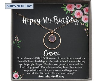 Personalized 40th Birthday Gifts for Women Gift Ideas Gift for 40 year old Woman, 40 and Fabulous, Personalized Gift, Bewished Gifts