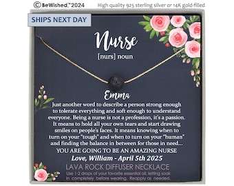 Nurse Graduation Gift for Nurse, new nurse gift ideas Nursing Graduation Gift Necklace, Nurse Gift for Graduation Nursing Student Gift