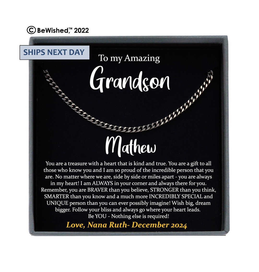 Grandson Gift for Grandson Christmas Gifts From Grandma, Grandson ...