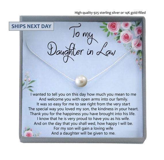 gift for daughter in law on wedding day