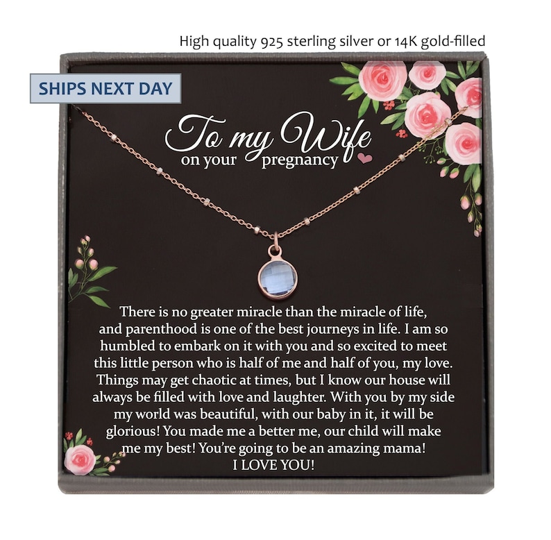 Wife Pregnancy Gift for Wife Baby Shower Gift for Mom to be Gift for Expecting Mom Gift Pregnant Wife Gift from Husband