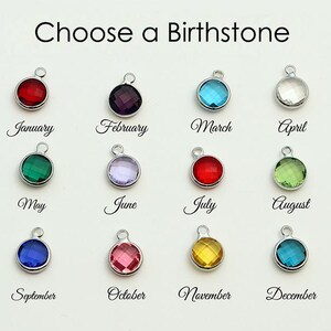 Granddaughter Gift from Grandma or Grandpa - Personalized Birthstone Necklace for Birthday, Holidays, Wedding or other Special Occasions image 8