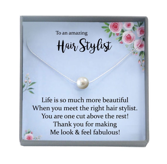 Hair Stylist Gift for Hairdresser Gift for Hairstylist Thank You