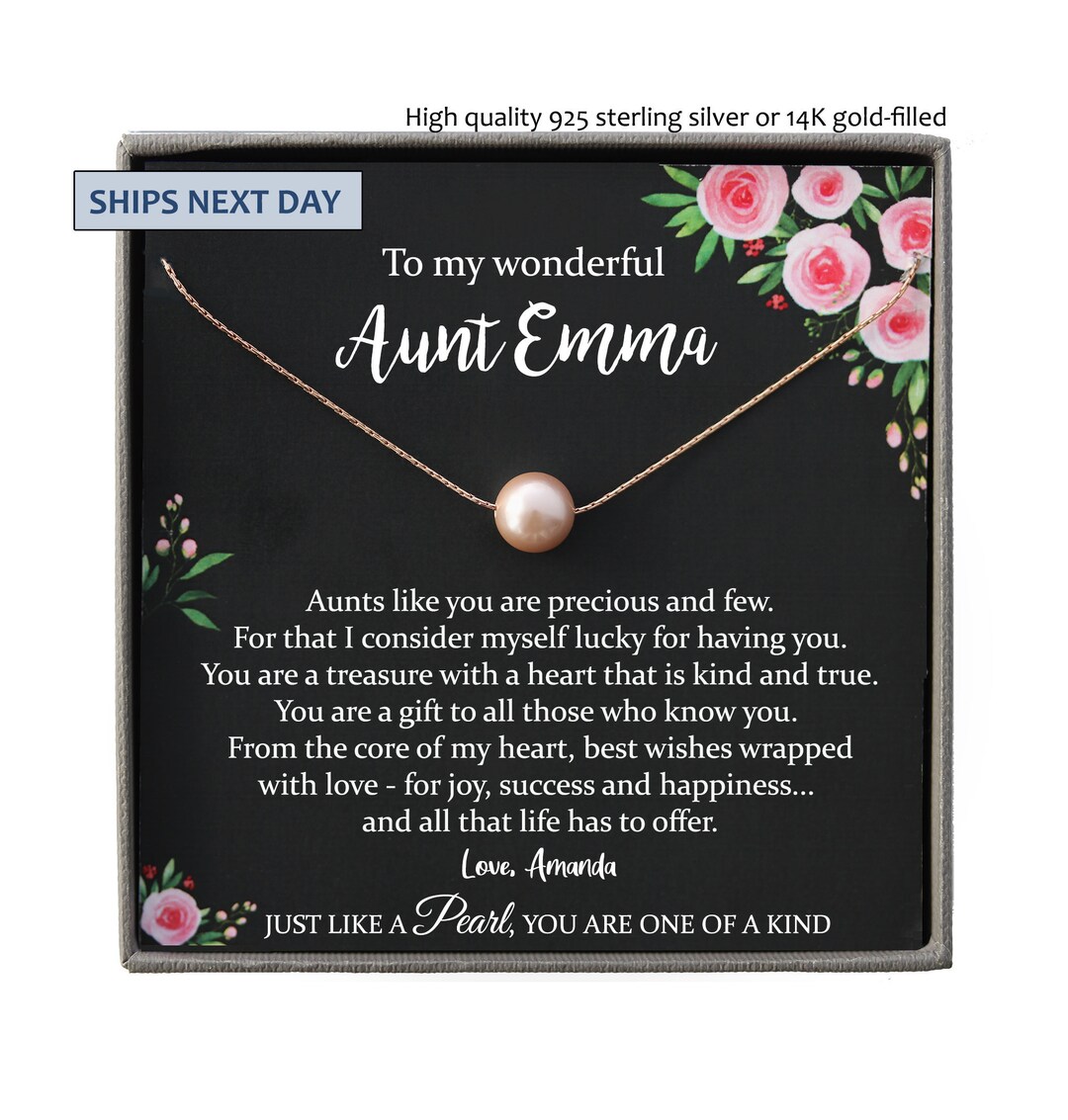 Cadeaux tante pour tante Collier pour tante Cadeau pour tante Cadeau de