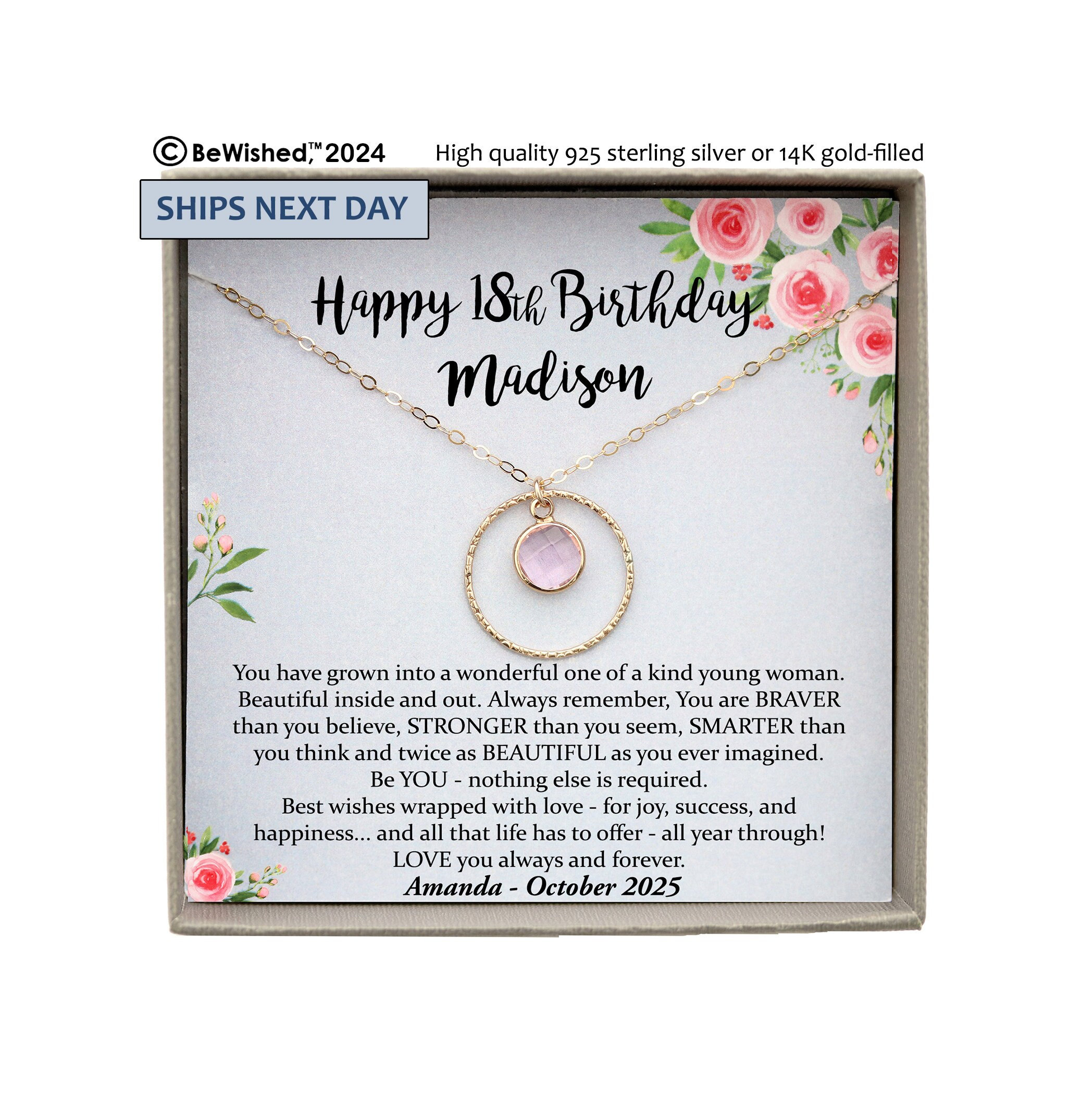 18th Birthday Gifts for Girls, Gift for 18 Year Old Girl Gift for Her ...