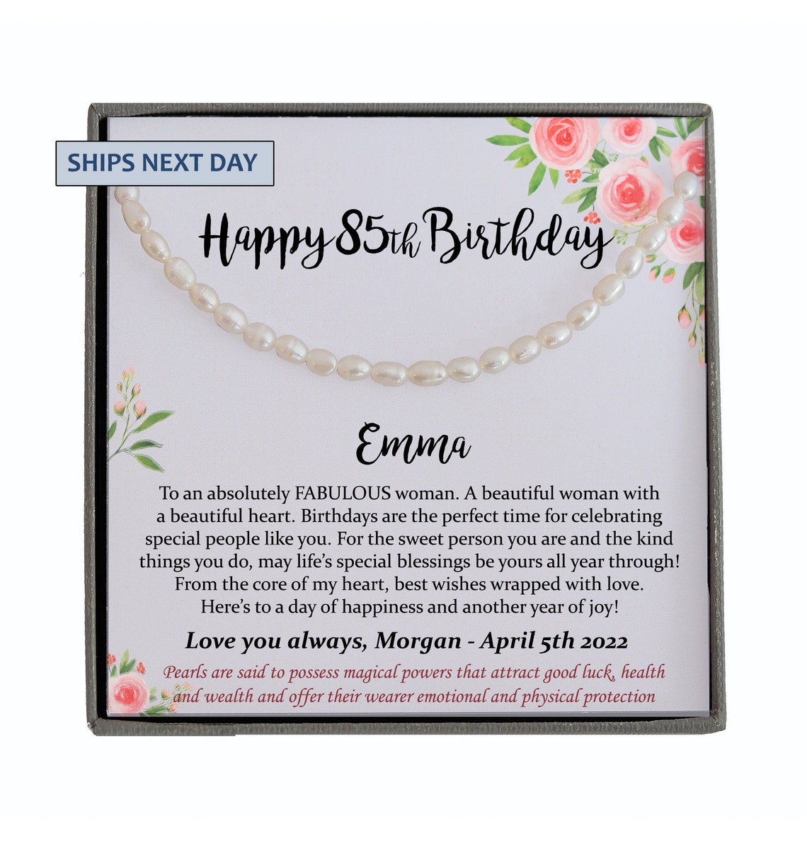 85th Birthday Gift for Women 85 Year Old Birthday Gift 85th Etsy UK