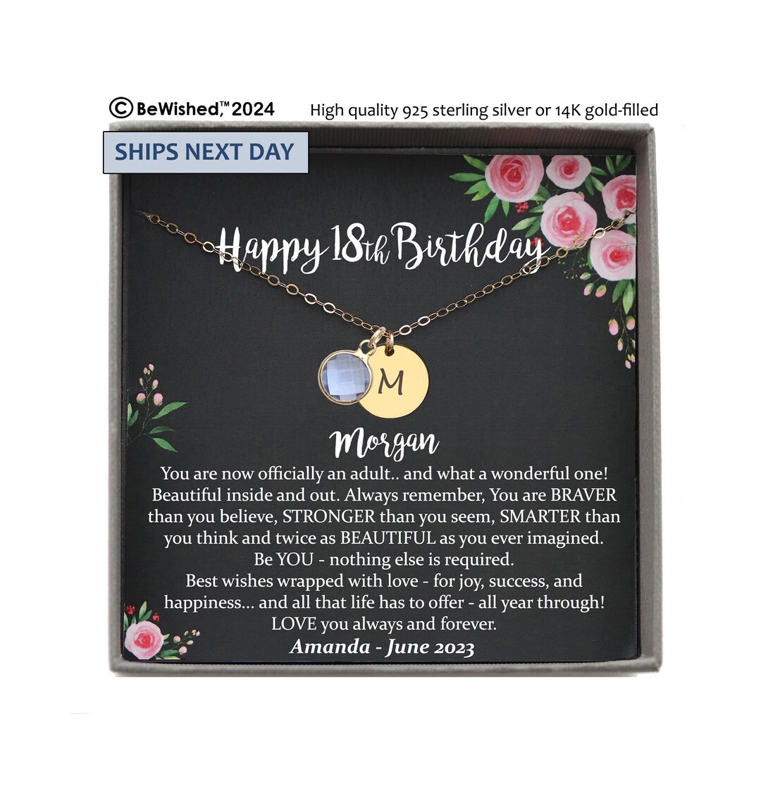 18th Birthday Gifts for Girls, Birthday Gift Ideas, Gift for 18th