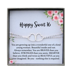 Sweet 16 gift, 16th birthday gift girl bracelet, sweet 16 bracelet, gift for 16 year old girl, Sweet sixteen jewelry image 9