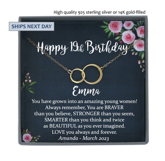 19th Birthday Gifts for Girls Gift for 19 Year Old Girl Gift for