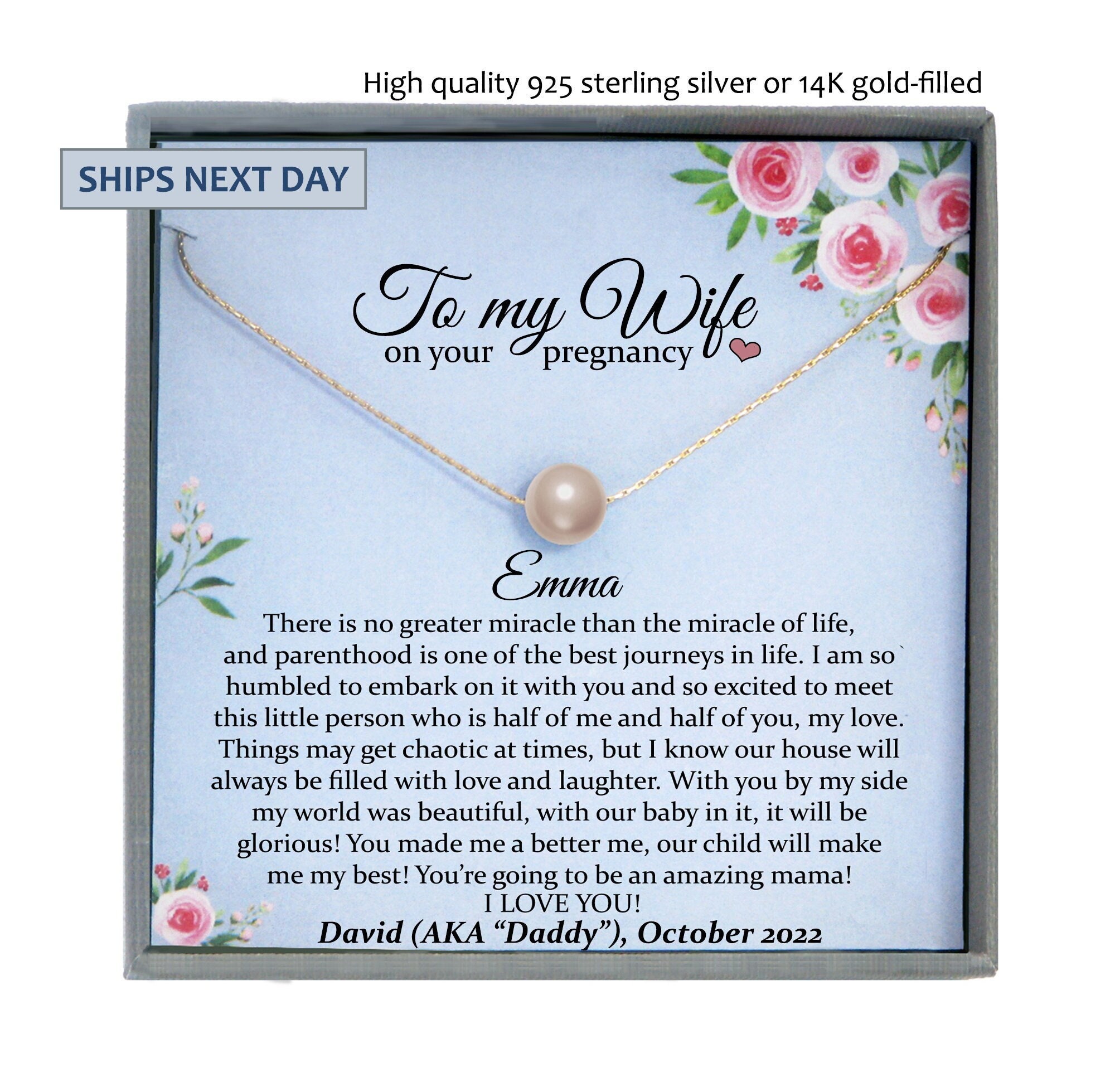 Wife Pregnancy Gift for Wife Baby Shower Gift for Mom to Be Etsy