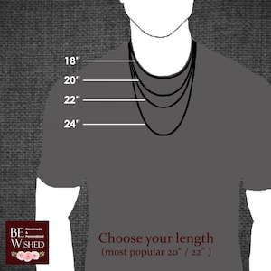Confirmation Gift for Boys or Men - Personalized Custom Engraved Necklace with Sentimental Message bild 15