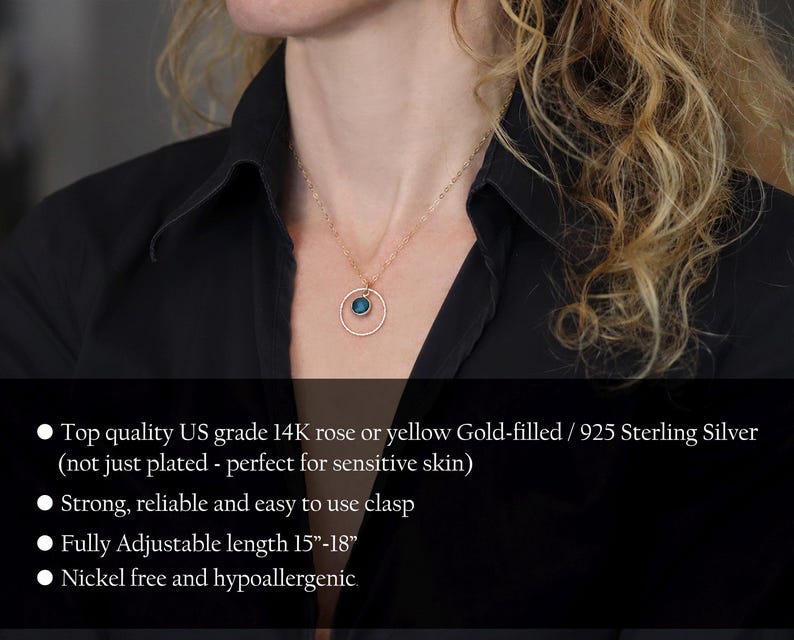 Personalized 30th Birthday Gift for Women, Birthstone Necklace, 30 Birthday Gift for her, 30 years old Custom Birthday Gift Friend Daughter image 5