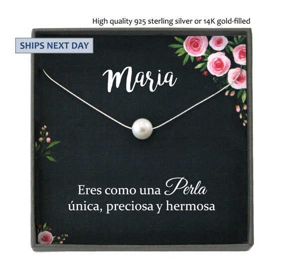 Regalo Para Mejor Amiga Amigas Gift Collar de regalo para la mejor amiga  Best Friend Necklace Gift Spanish regalo de cumpleaños -  España