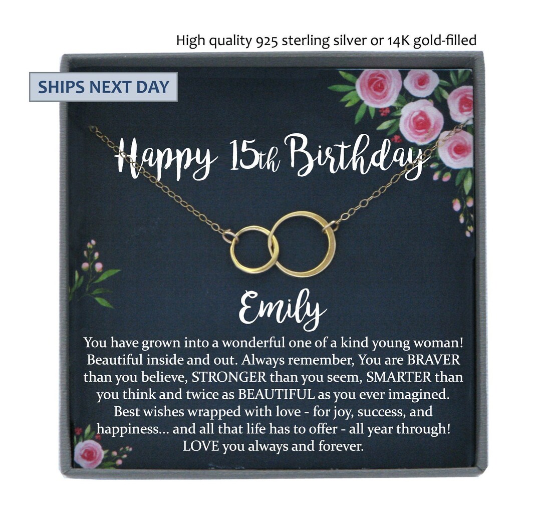 15th Birthday Gift for Her, Gifts for Girls, Gift for 15 Years Old Girl ...