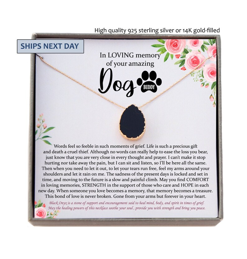 Dog Memorial Gift Pet Loss Gifts Loss of Pet Gift Loss of Etsy