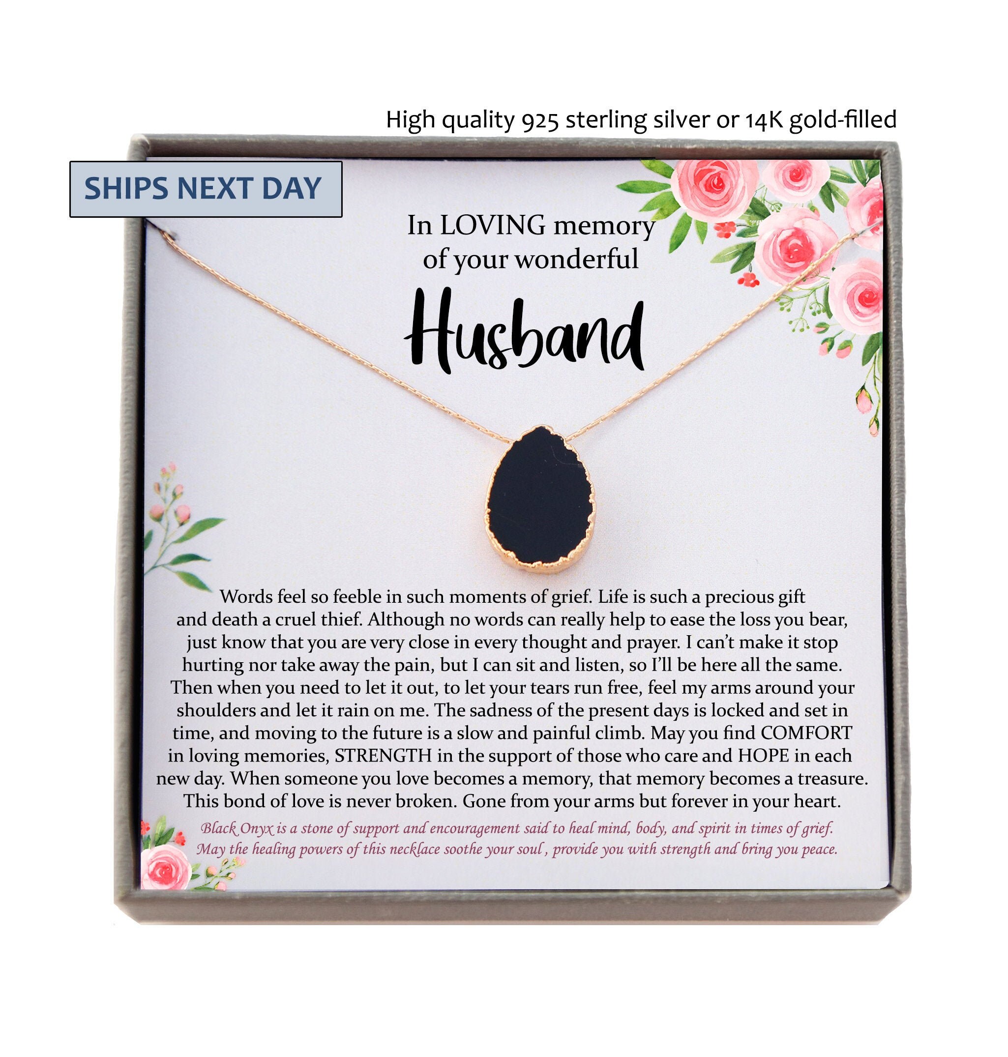 Loss of Husband Memorial gift Husband In Memory of Husband Etsy