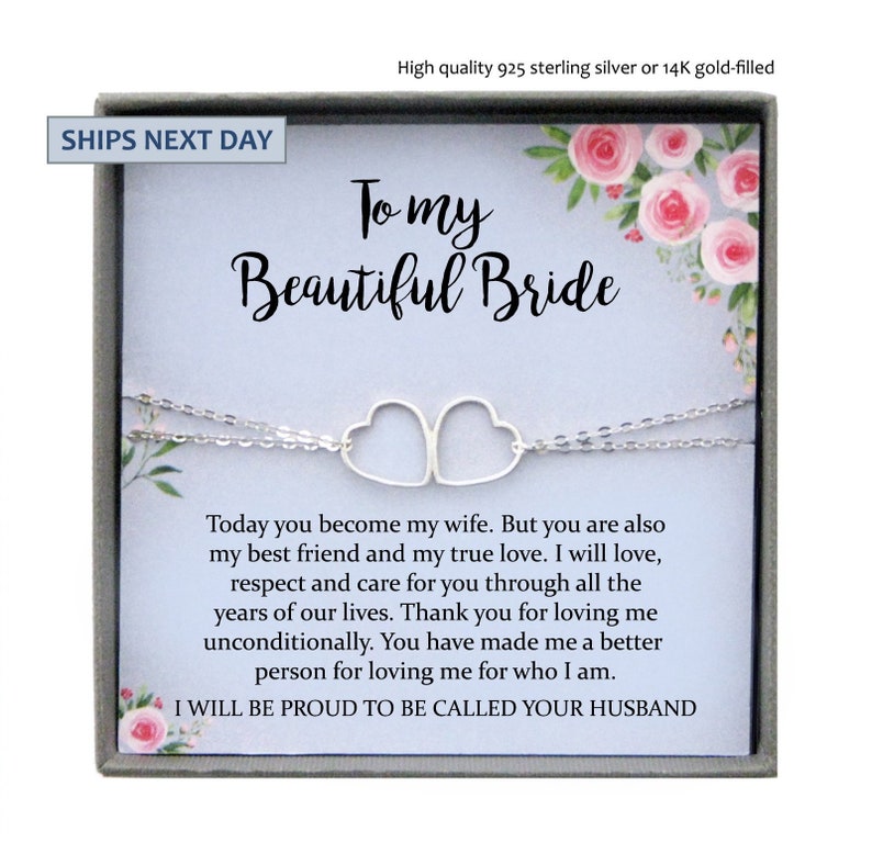 Wedding Day Gift for Bride From Groom to My Beautiful Bride Etsy