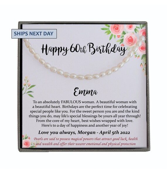 60th Birthday Gift for Women 60 Year Old Birthday Gift 60th