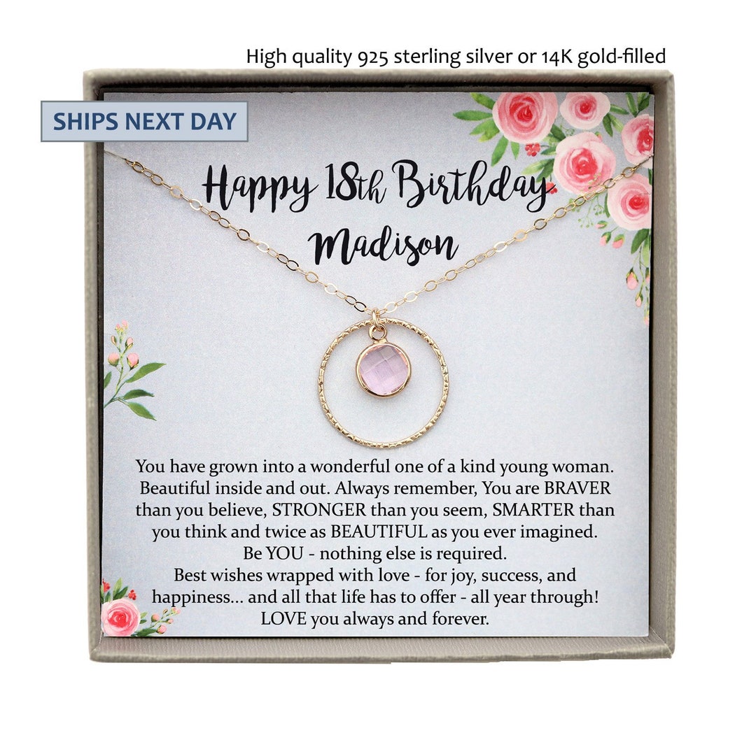 18th Birthday Gifts for Girls, Gift for 18 Year Old Girl Gift for Her