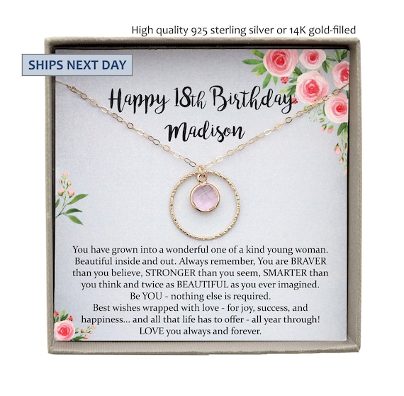 18th Birthday Gifts for Girls, Gift for 18 Year Old Girl Gift for