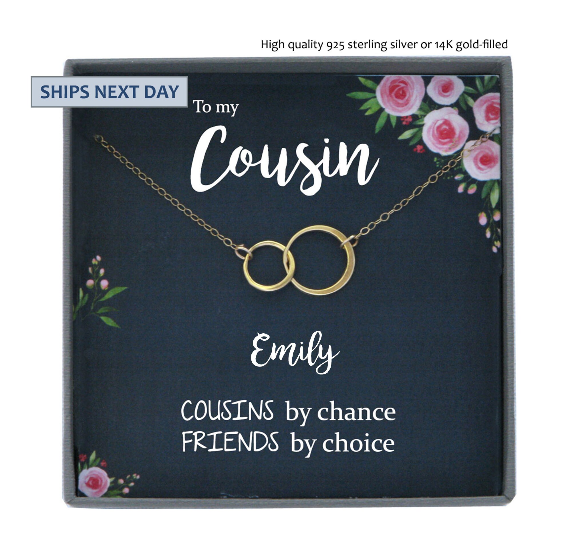 Cousins Gift for Cousin gifts for Women Cousins Necklace Etsy Nederland