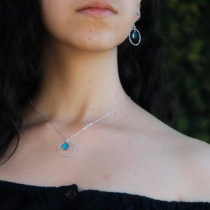 Granddaughter Gift from Grandma or Grandpa - Personalized Birthstone Necklace for Birthday, Holidays, Wedding or other Special Occasions image 3