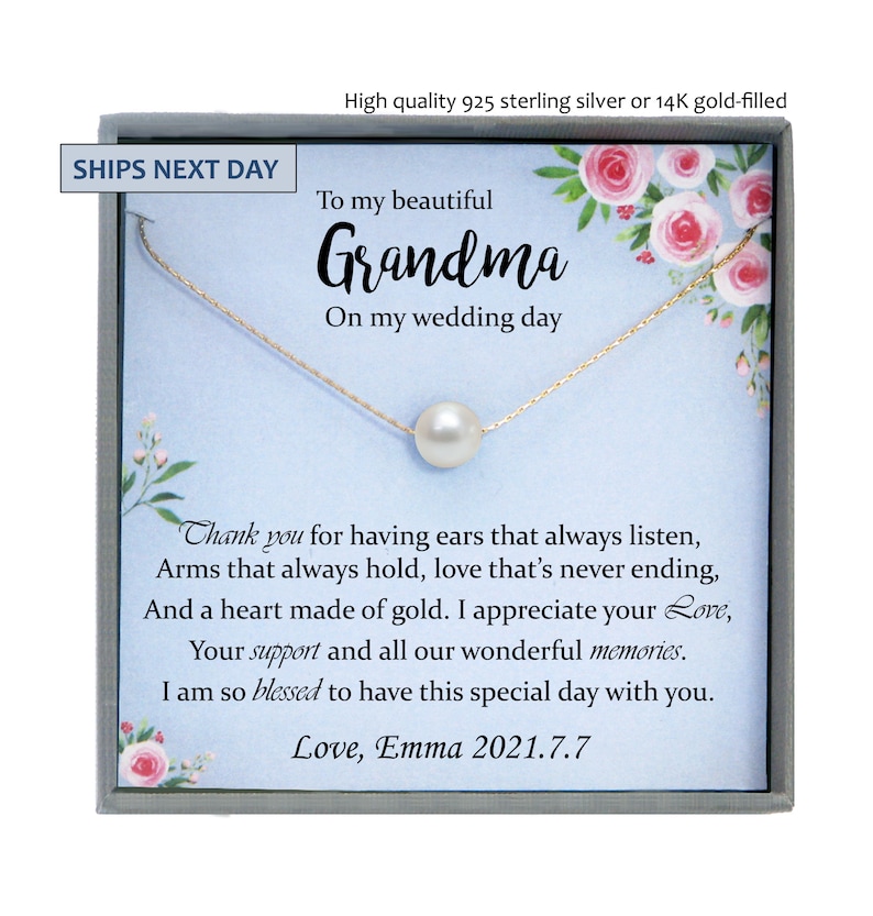 Grandmother of the Bride Gift to Grandma Wedding Gift for Etsy